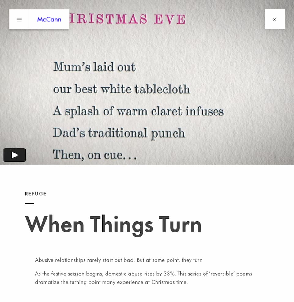 McCann website screenshot